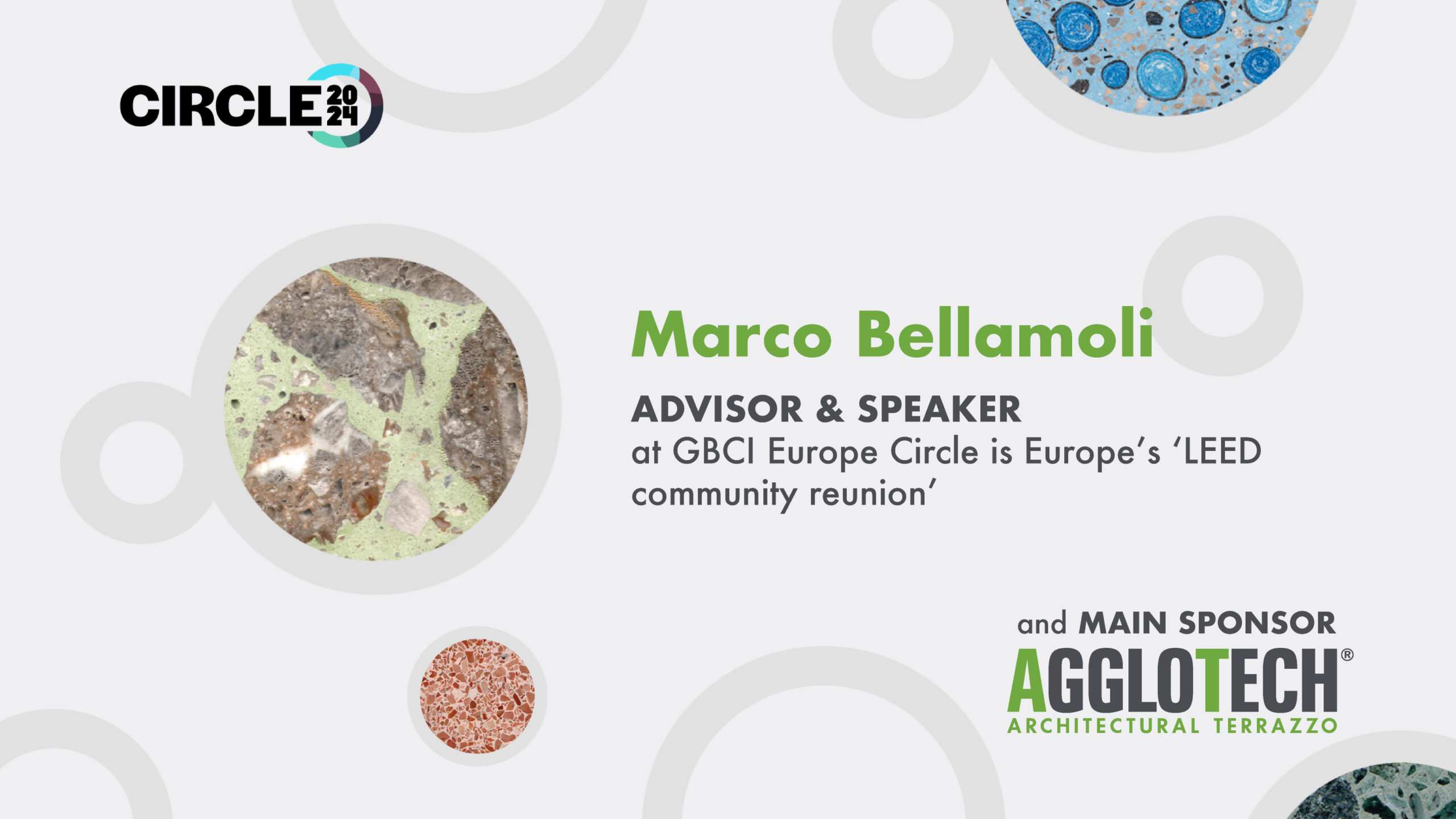 Agglotech SPA SB main sponsor of GBCI Europe Circle 2024